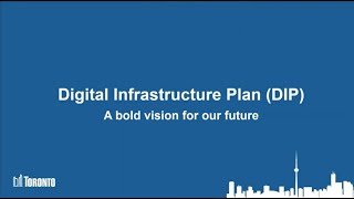 A Digital Infrastructure Plan for Toronto