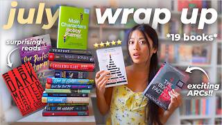I read 19 books in July... let's talk about it | READING WRAP UP 📚⭐️