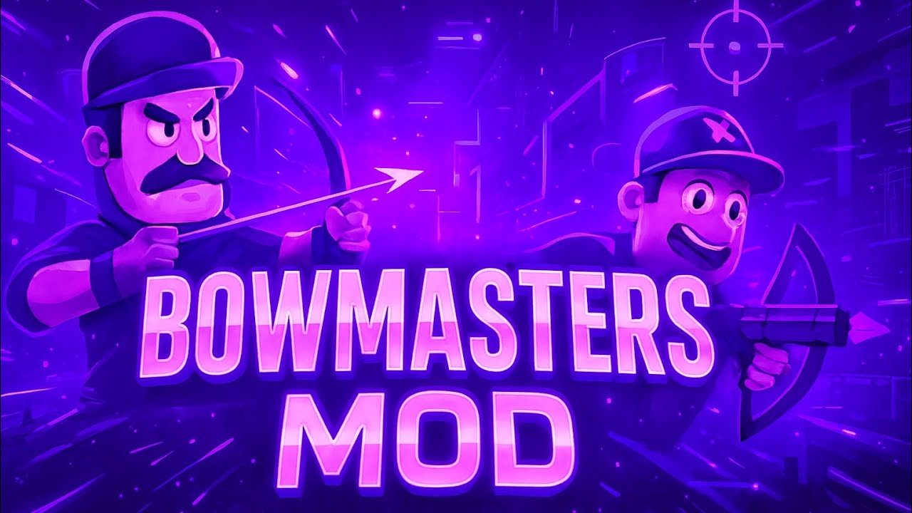 Bowmasters Mod APK 2025 Dinero Infinito Todo Desbloqueado Sin Root Android Última Versión Oficial