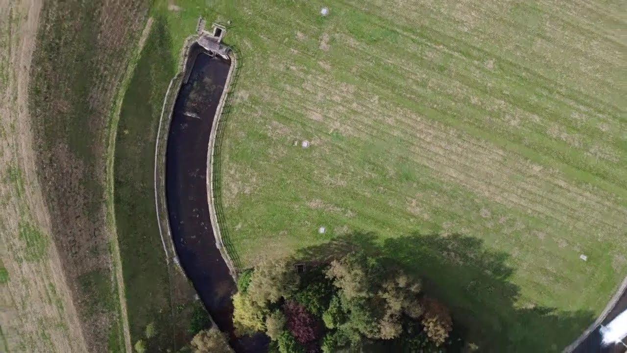 damflask  reservoir from above