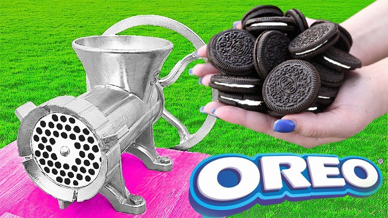 EXPERIMENT OREO VS MEAT GRINDER