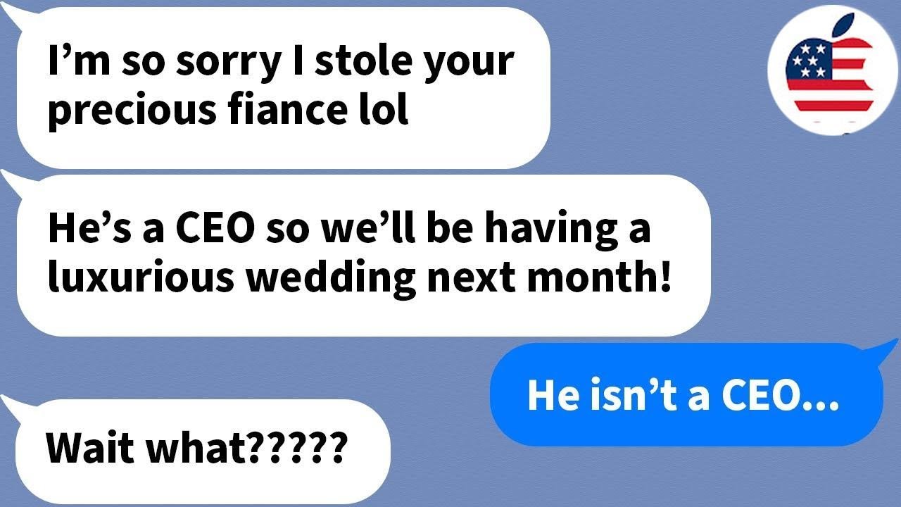 【Apple】 My former classmate stole my ex from me and bragged about her upcoming wedding but...