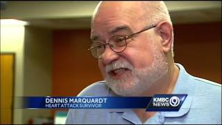 Man thanks emergency responders who saved him after heart attack