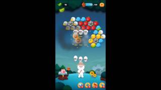 LINE バブル2　STAGE 687　銀コニー　アイテムあり　×1.5　Silver Cony　LINE BUBBLE 2