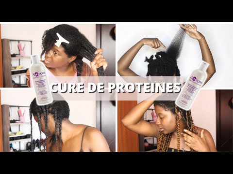 Cure de Protéines Pour Cheveux Peu Poreux, Fins et Endommagés