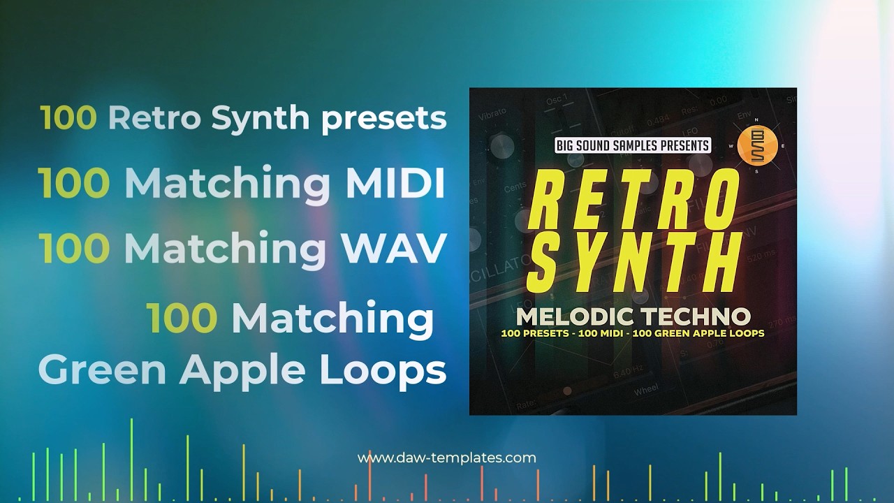 Logic Pro Retro Synth    Melodic Techno soundbank MAIN