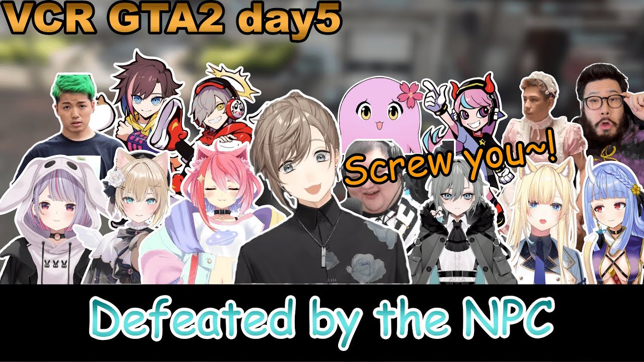 [Vspo/Nijisanji] Dr Kanae fooled by NPC [VCR GTA2/Eng sub]