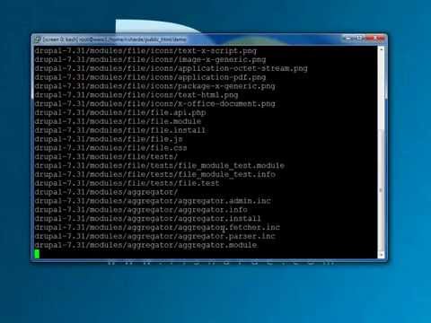 Tutorial - Installing Drupal 7 with SQLite