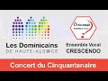 Vido du cinquantenaire de lensemble vocal crescendo