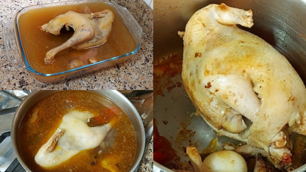 طريقة سلق الفراخ بدون زفارةوطلعى منها احلى شوربة مركزة طعم ولون وصافية وريحة تجنن