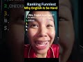 Ranking Funniest Why English Is So Hard #shorts