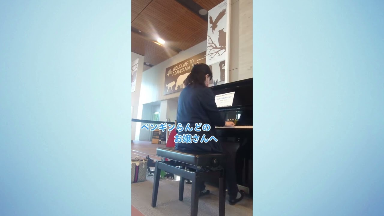 ペンギンらんどのお嬢さんへ ストリートピアノ - YouTube