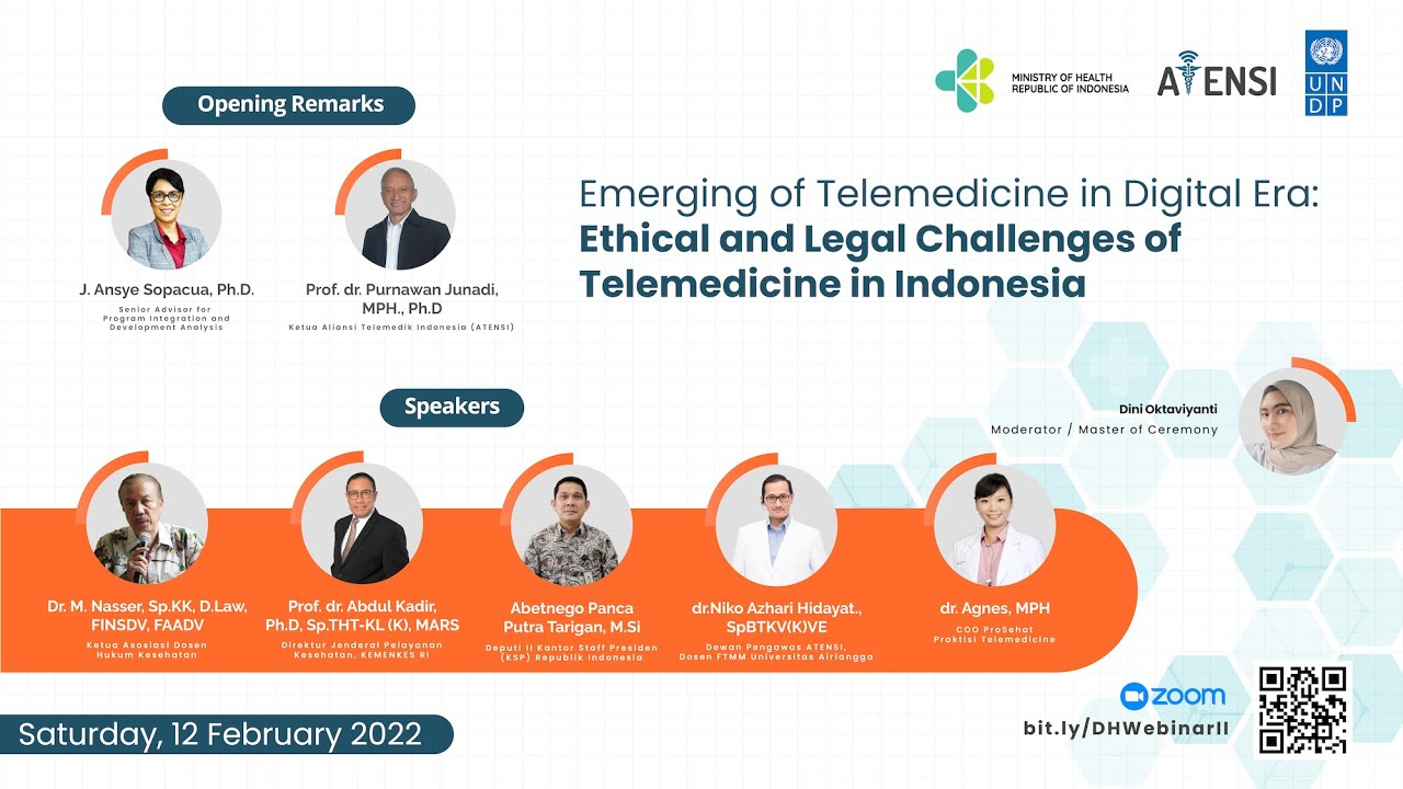 Emerging of Telemedicine in Digital era: Ethical and legal challenges ...