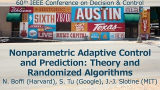 Nonparametric Adaptive Control and Prediction: Theory and Randomized Algorithms