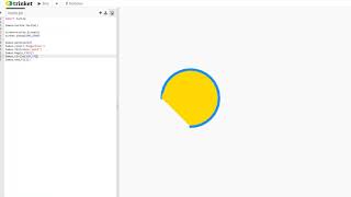Trinket Python Turtle Lesson: Draw Partially Filled Circles