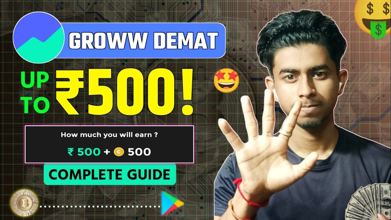 Groww Demat Account से ₹500 तक कैसे कमाएं | Groww App Refer & Earn Full Guide 2025 