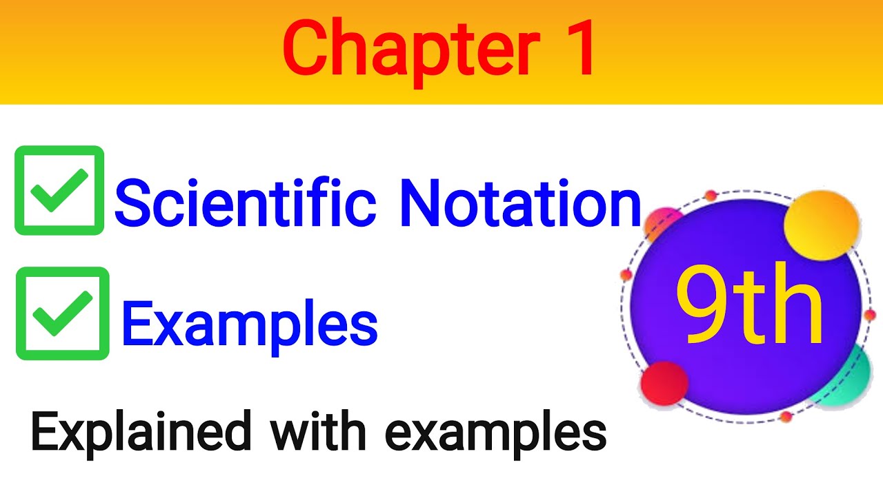 9th physics chap_1| Scientific Notation and its solved examples | # ...