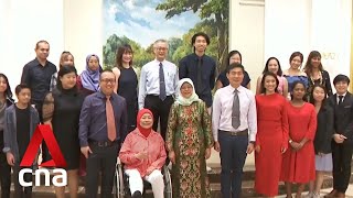 President Halimah hosts Chingay performers at Istana to show appreciation for their efforts