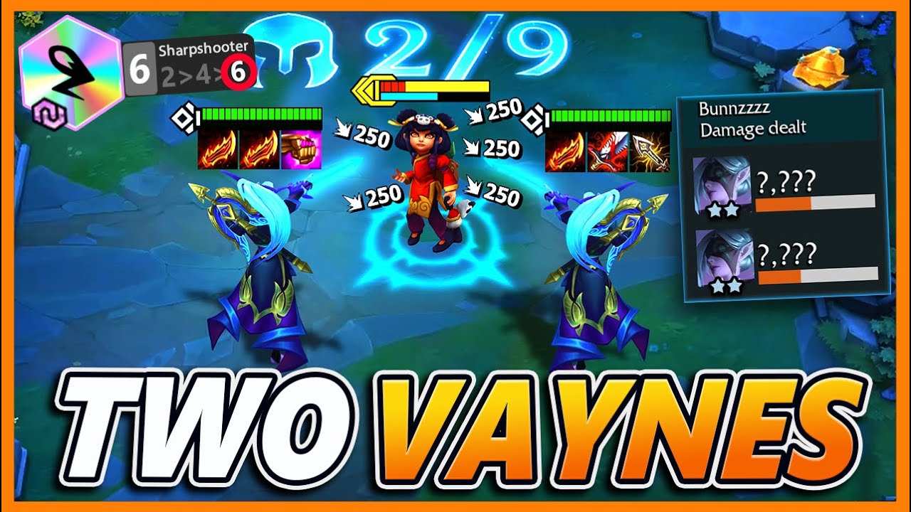TWO VAYNES IS BETTER THEN ONE!! (INSANE DAMAGE) BunnyFuFuu | Teamfight Tactics | SET 4