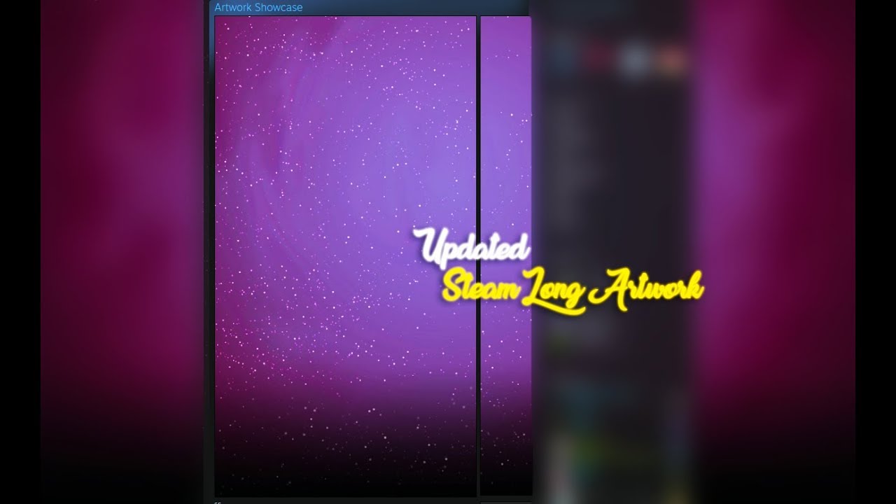 Steam Long Artwork Short tutorial |