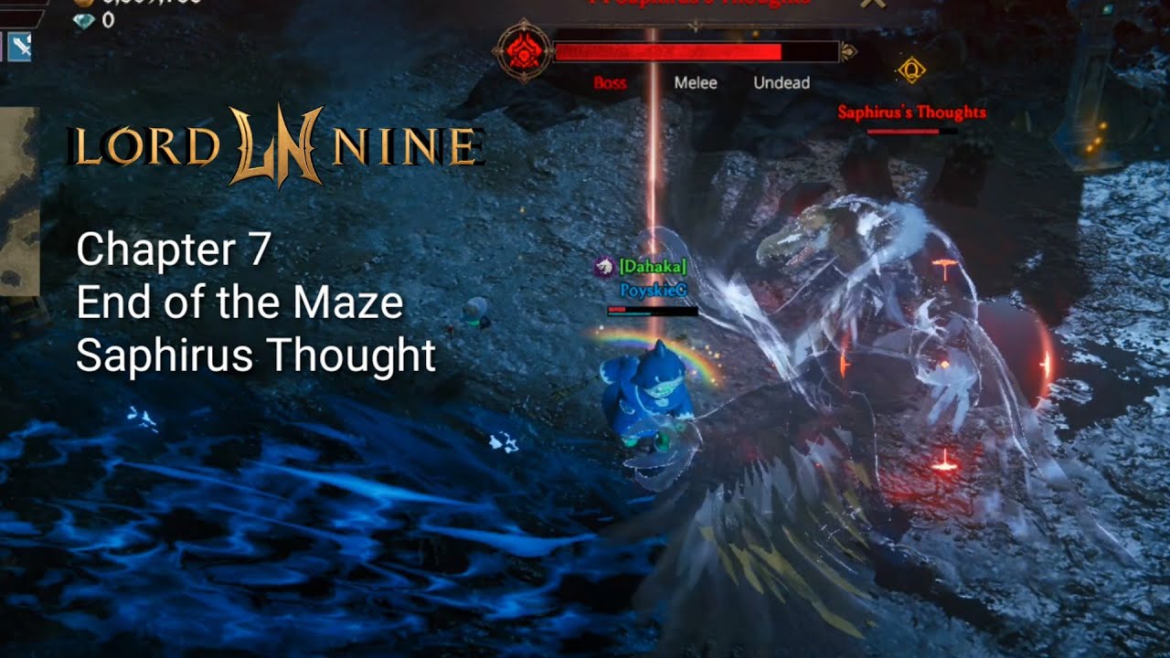 Lord Nine Gameplay - Chapter 7 End of the maze | Saphirus Thought (F2P)