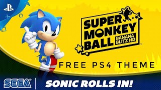 Super monkey ball FREE PS4 DYNAMIC THEME
