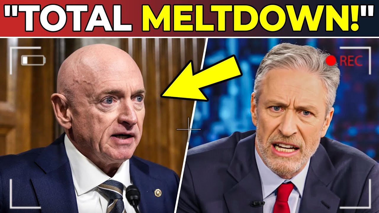 Марк Келли вышел из себя в прямом эфире, когда Джон Стюарт понял, что Трамп на самом деле прав.