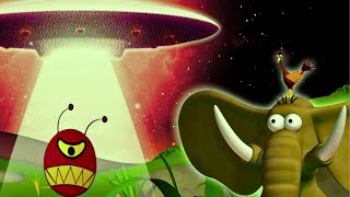 UFO and Aliens | Gazoon | Funny Animals For Kids #funnyanimals #kids cartoons by Gazoon - The Official Channel 25,184 views 1 month ago 1 hour, 2 minutes