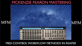 Reaper DAW - LEARN AND CHANGE 1 - WORKFLOW  -  apply some of the tricks and tips available in reaper