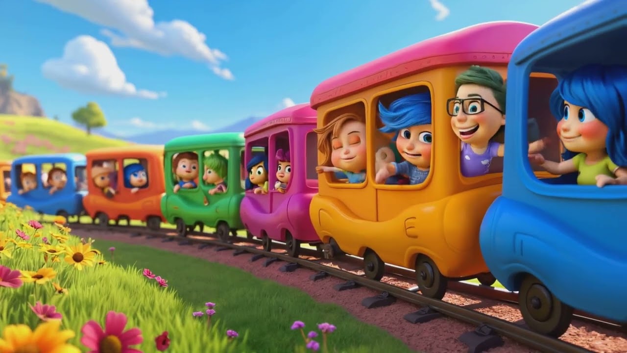 Discover The Rainbow Train Adventure With Colorful Animal Friends