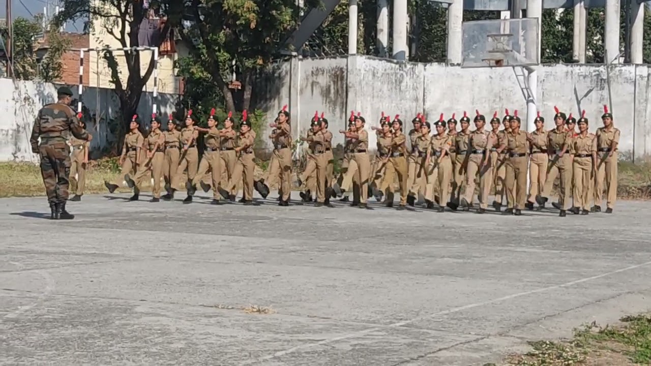 Heart of a warrior, spirit of a champion 🫀🏆 //Institutional Training Parade Girls Cadet NCC Army