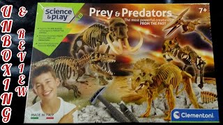 Prey Predators Skeletons Digging Eng Clementoni Unboxing Comparison