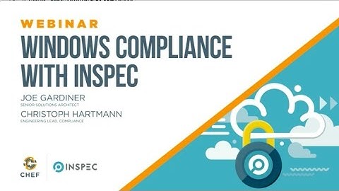 Windows Compliance with InSpec