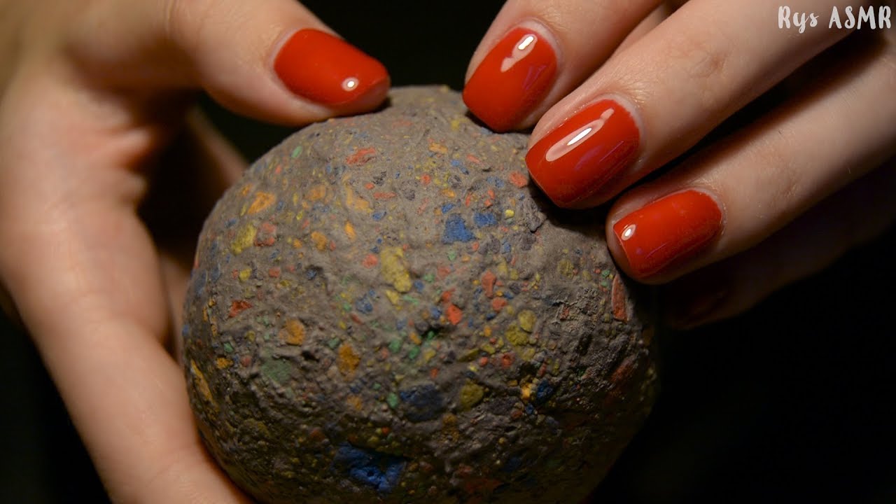 ASMR│Wet Chalk Chunk Shaving│Colorful Chalk Mix