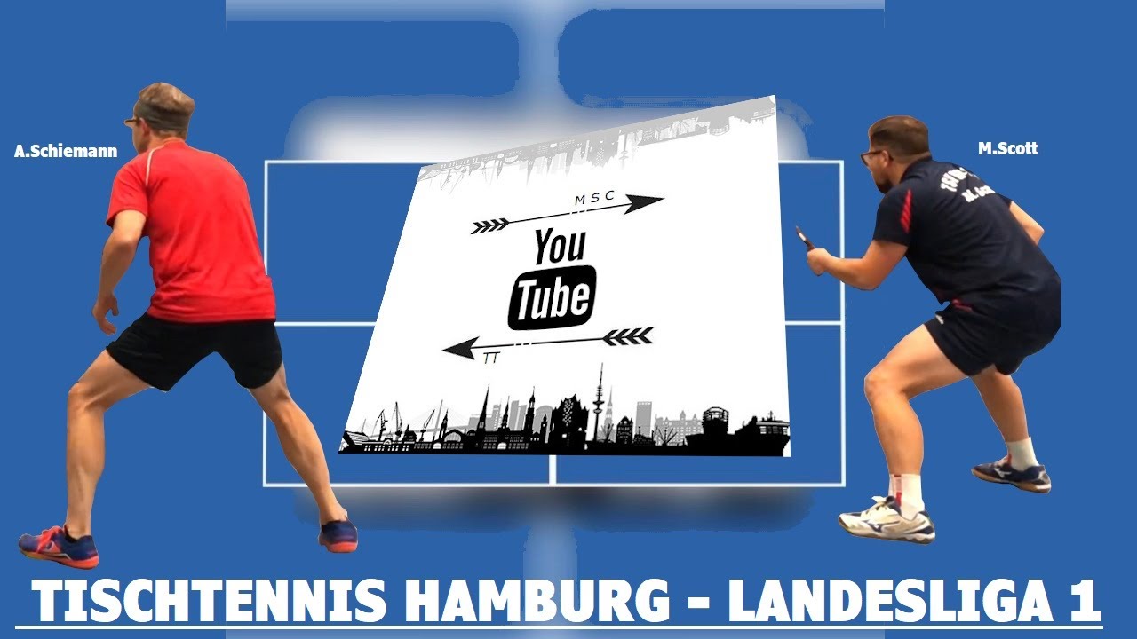 Tischtennis - TSV Glinde vs. SC Poppenbüttel, Top Match!