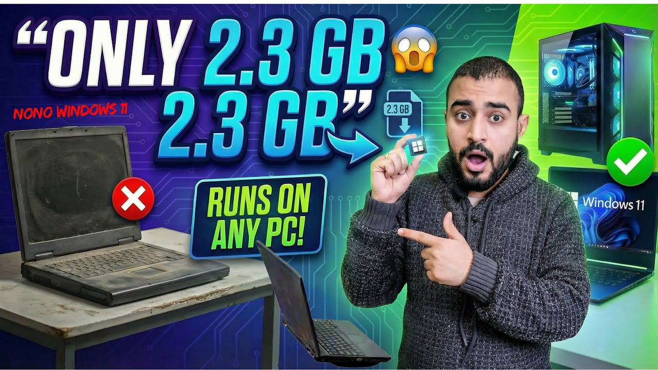 Nano 11 Officially Released! Only 2 3 GB Windows 11 That Runs on Any PC