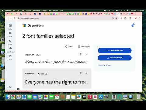 Adding a stylesheet and fonts