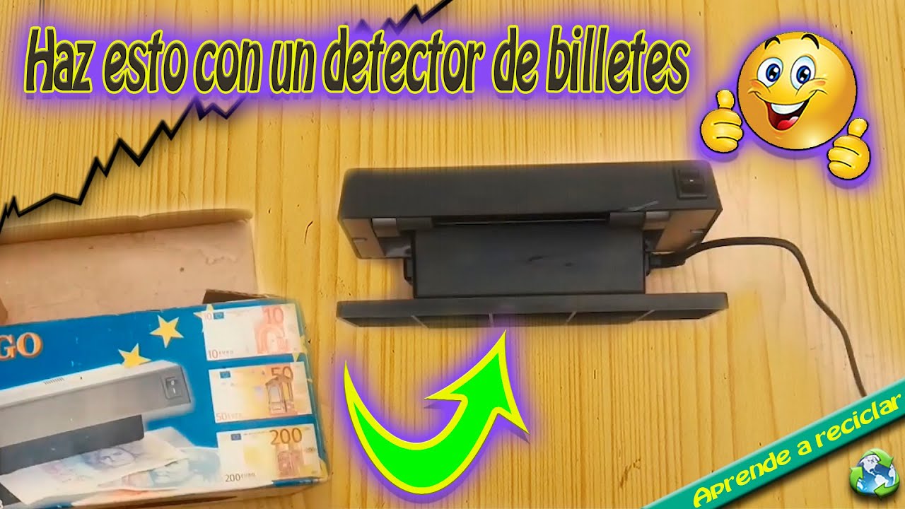 Haz esto con un cargador de móvil y un detector de billetes