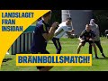 Brännboll mitt under träningen!