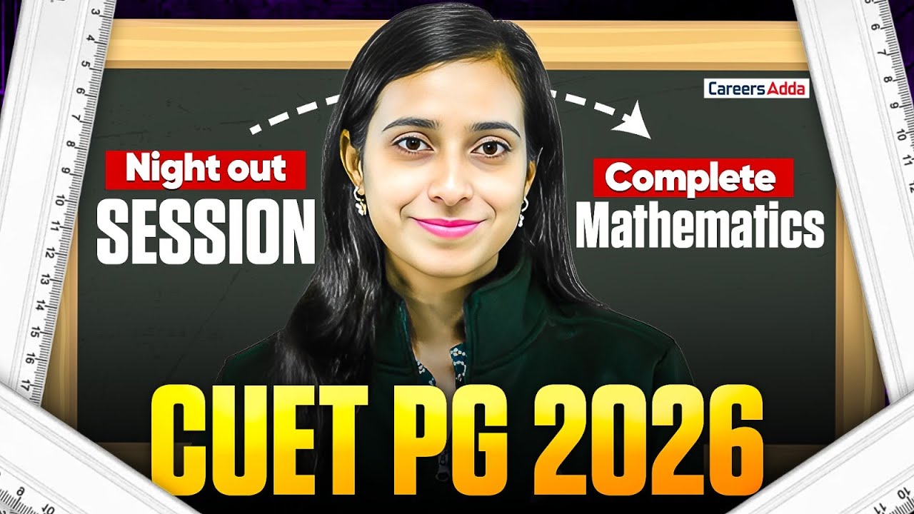 CUET PG Mathematics 2026 | Complete Maths Night Out Session | Full ...