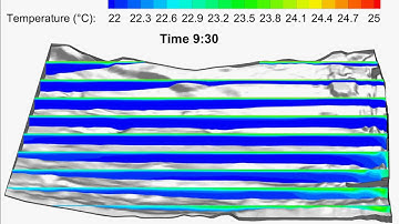 CFD simulation - Vertical Temperature Dynamics