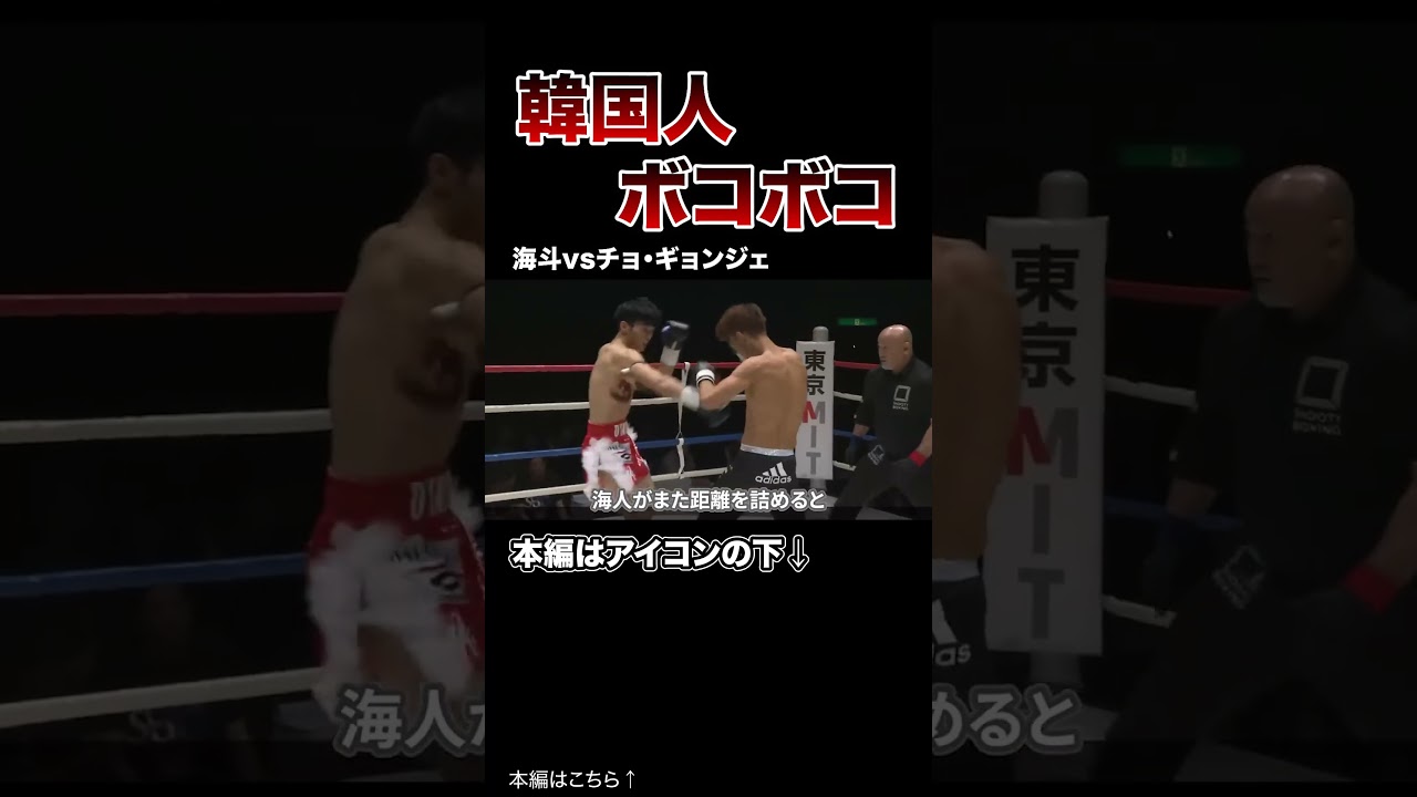 【衝撃】舐めた韓国人を日本人がKOした試合５選！【格闘技】#格闘技 #ボクシング #MMA