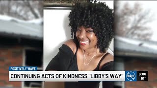 Family performs random acts of kindness in honor of mother who died in fire