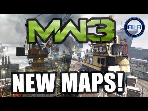 NEW MW3 Maps! - "Off-Shore, Terminal, Decommission & Vertigo" DLC! (COD Modern Warfare 3)