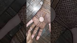 #Front Hand Mehendi Design With B Letter ❤..