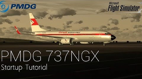 {FSX} PMDG 737 NGX Startup tutorial from cold and dark