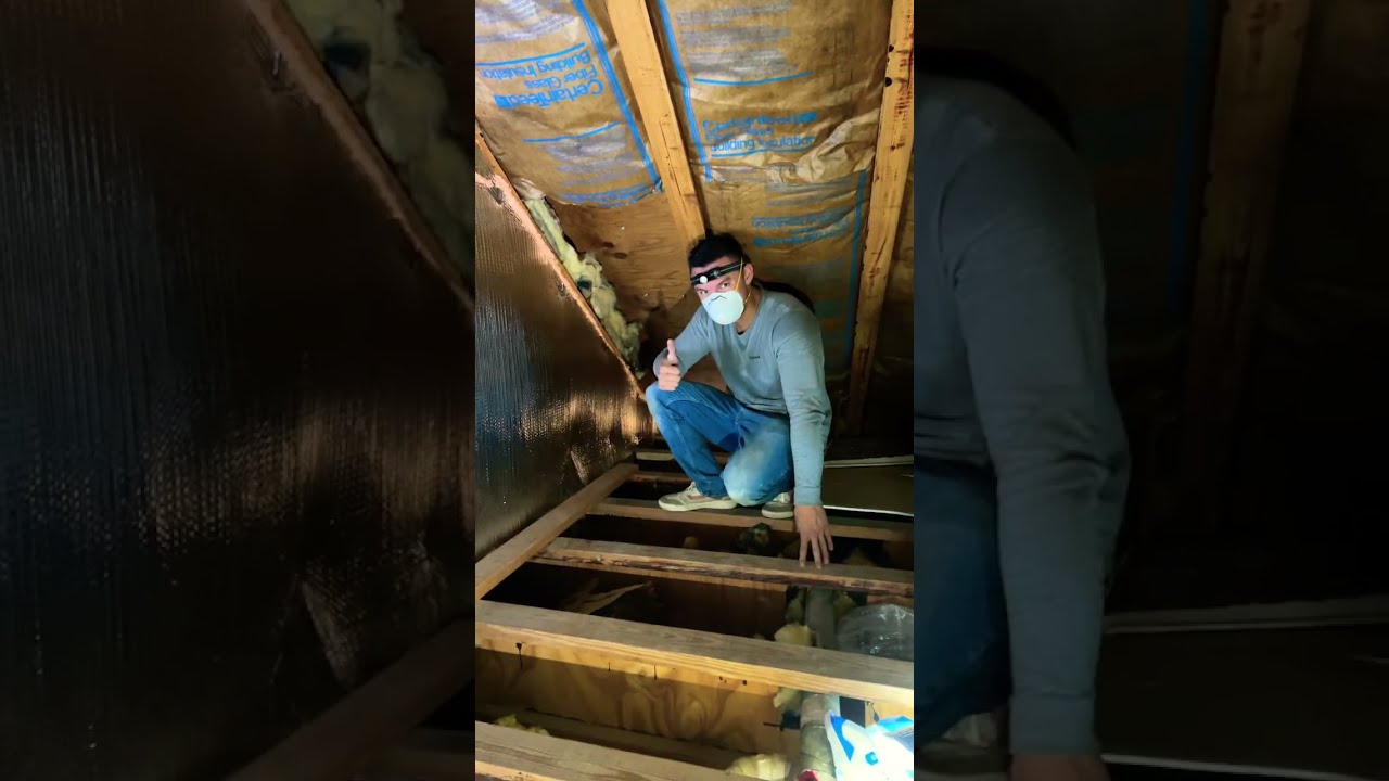 How to Install an Air Barrier to a Knee Wall in the Attic