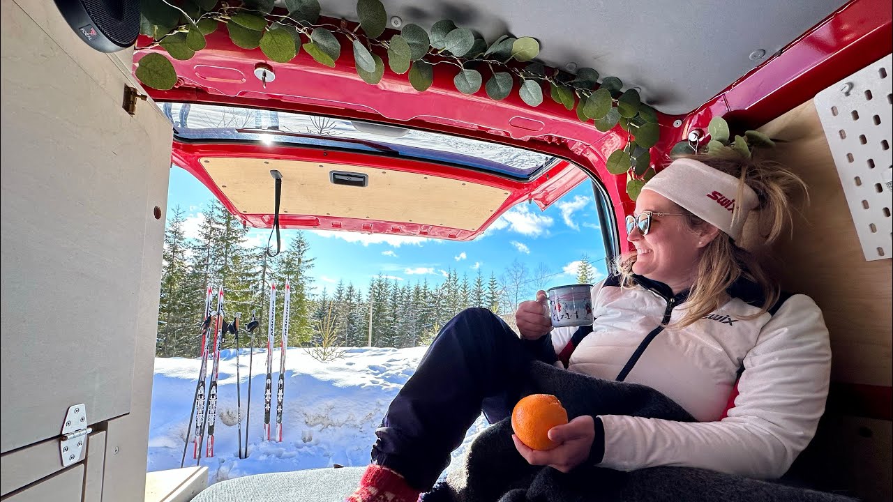 Norwegian winter van life and activities
