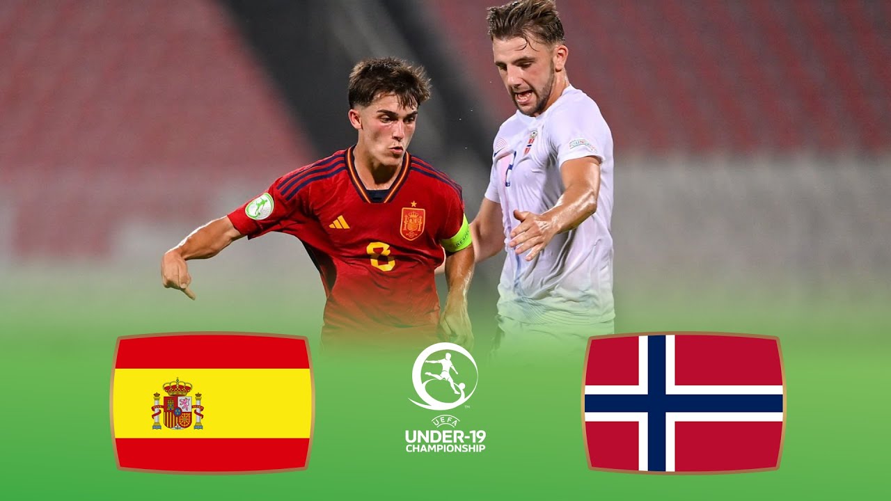 Spain vs Norway Highlights U19 European Championship 10072023