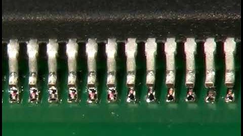 Surface Mount IC Lifted Lead Coplanarity Fault during Reflow Soldering